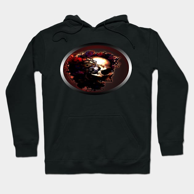 Red Skull color eye Hoodie by TriForceDesign